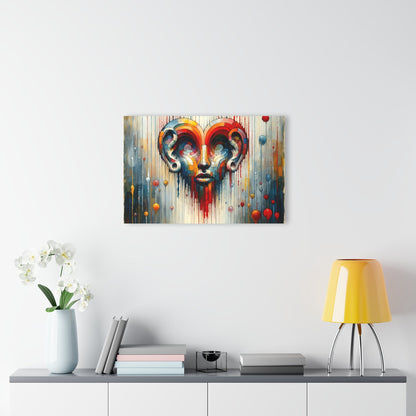 Ears Heart Expression Acrylic Prints (French Cleat Hanging) - ATUH.ART