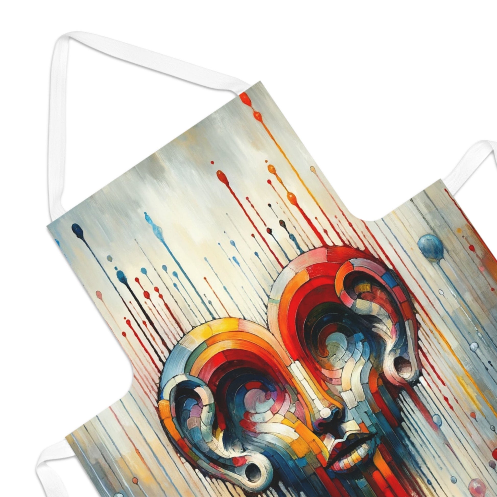 Ears Heart Expression Adult Apron (AOP) - ATUH.ART