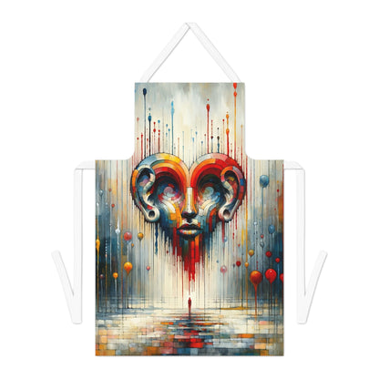 Ears Heart Expression Adult Apron (AOP) - ATUH.ART
