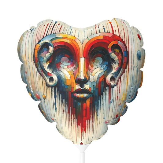 Ears Heart Expression Balloon (Round and Heart-shaped), 11" - ATUH.ART