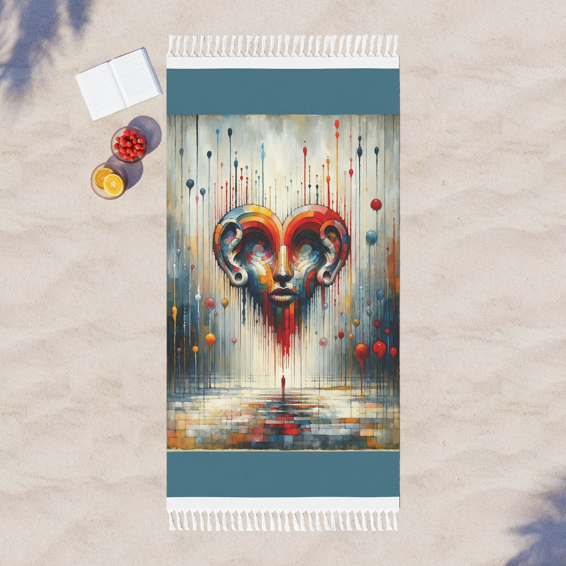 Ears Heart Expression Boho Beach Cloth - ATUH.ART