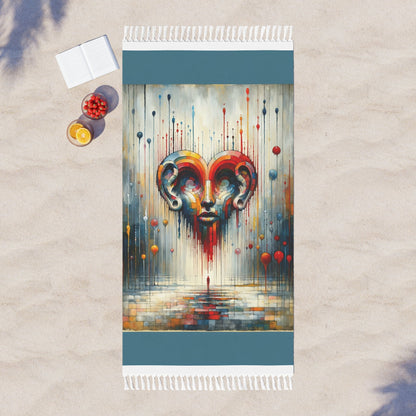 Ears Heart Expression Boho Beach Cloth - ATUH.ART