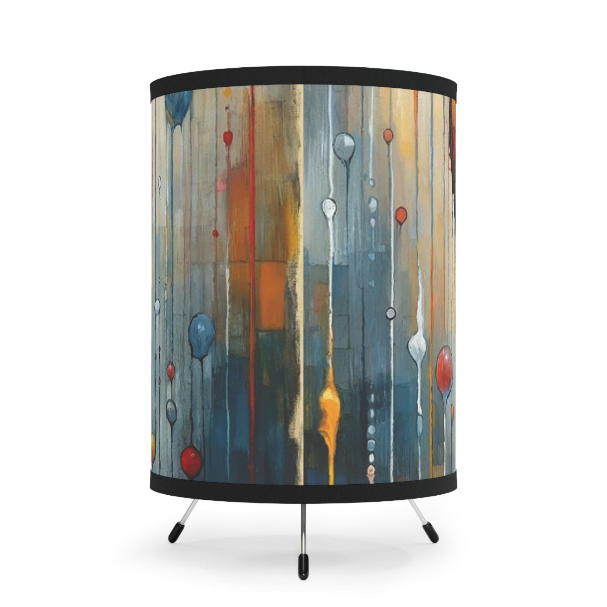 Ears Heart Expression Tripod Lamp with High-Res Printed Shade, US\CA plug - ATUH.ART