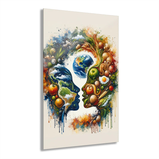 Earthly Dialogue Feast Acrylic Prints (French Cleat Hanging) - ATUH.ART
