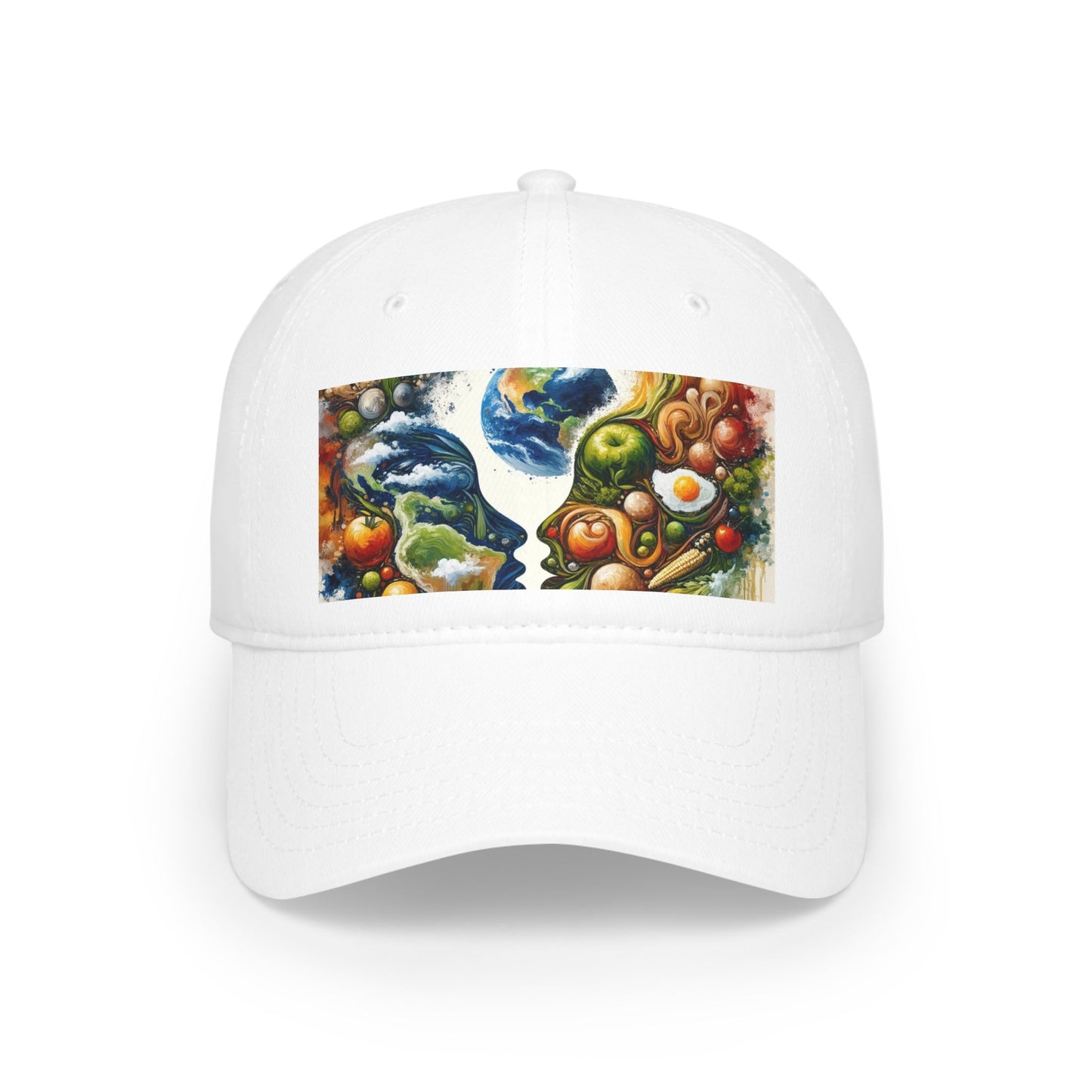 Earthly Dialogue Feast Low Profile Baseball Cap - ATUH.ART