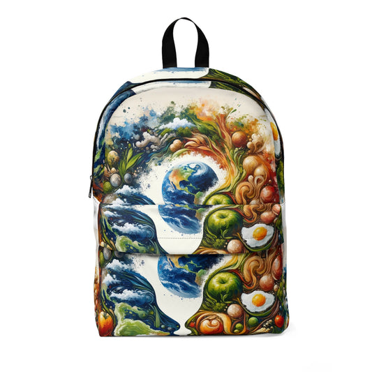 Earthly Dialogue Feast Unisex Classic Backpack - ATUH.ART