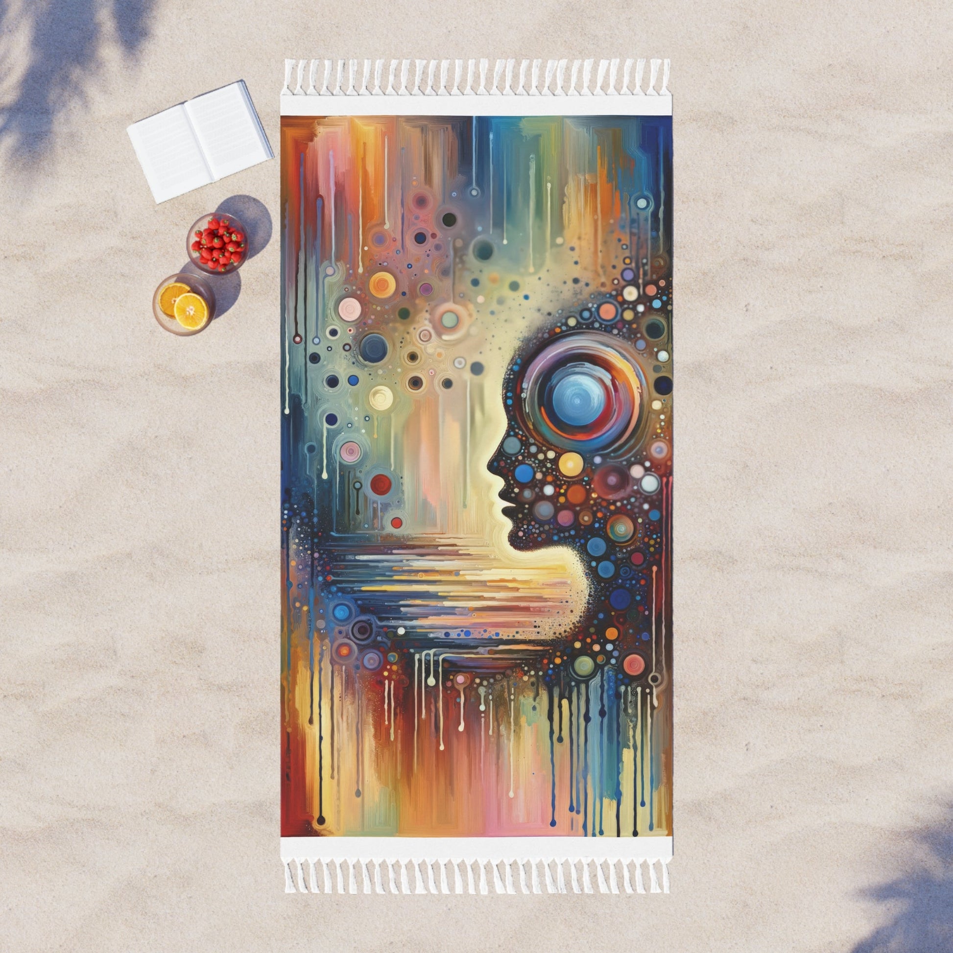 Echoed Intrinsic Universality Boho Beach Cloth - ATUH.ART