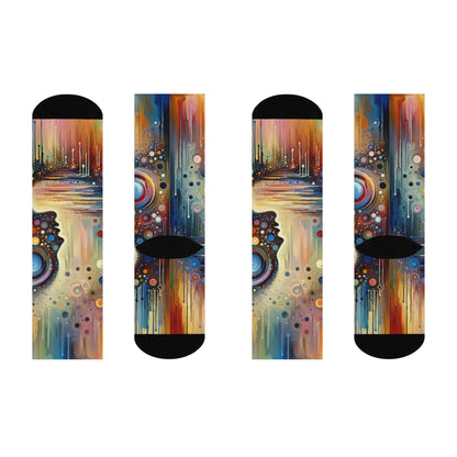 Echoed Intrinsic Universality Cushioned Crew Socks - ATUH.ART