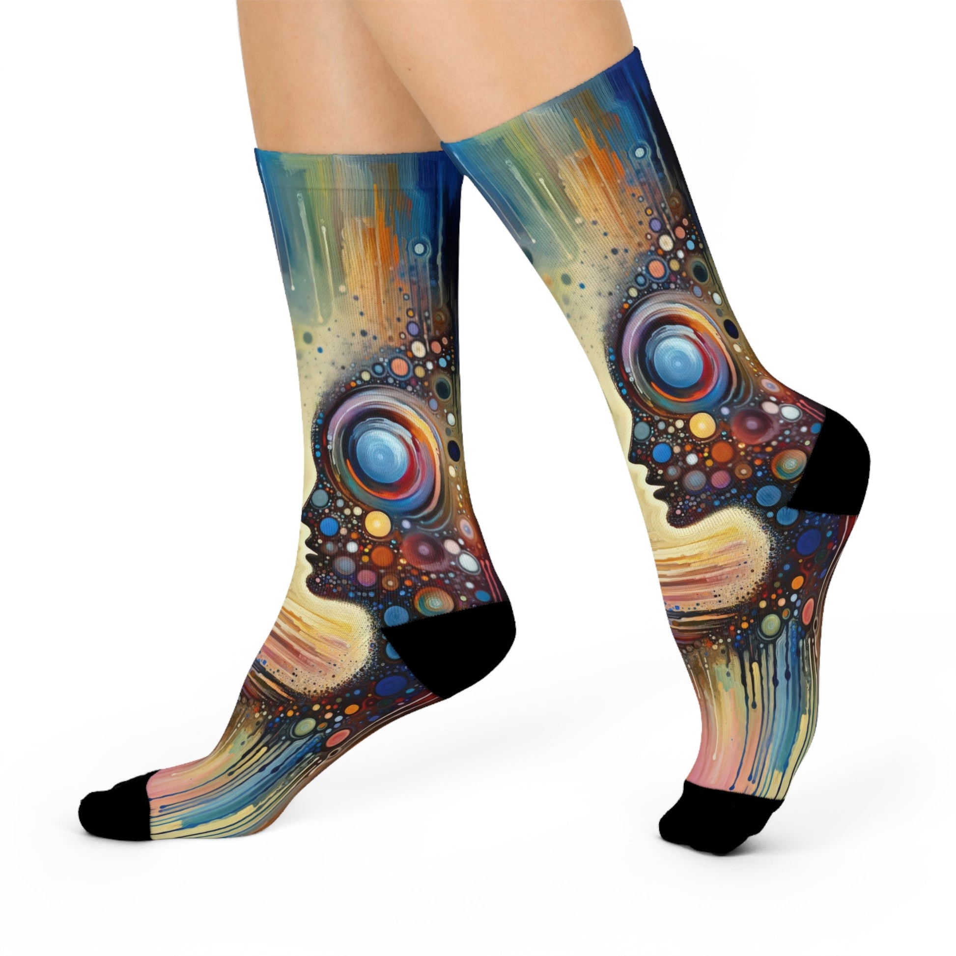 Echoed Intrinsic Universality Cushioned Crew Socks - ATUH.ART