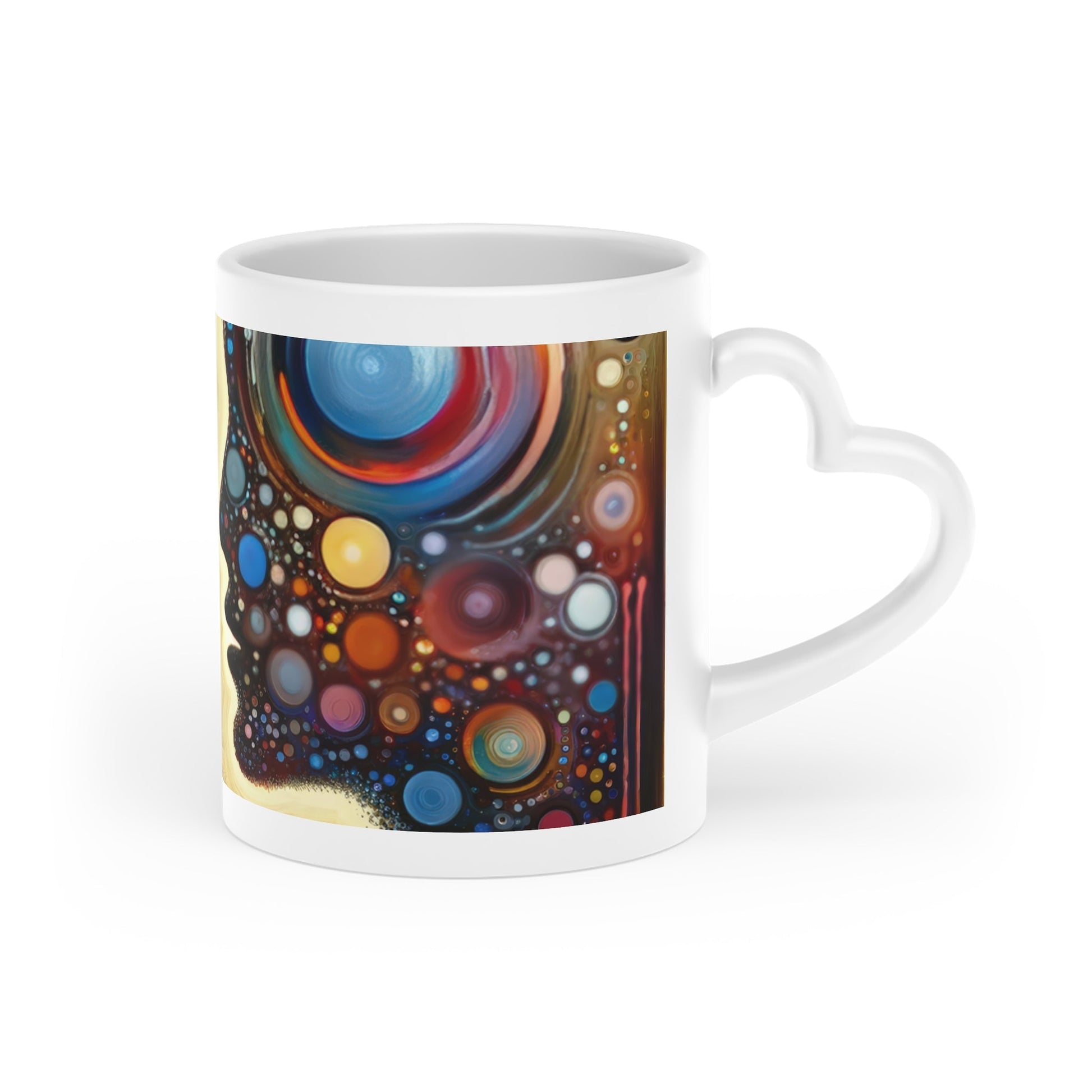 Echoed Intrinsic Universality Heart-Shaped Mug - ATUH.ART