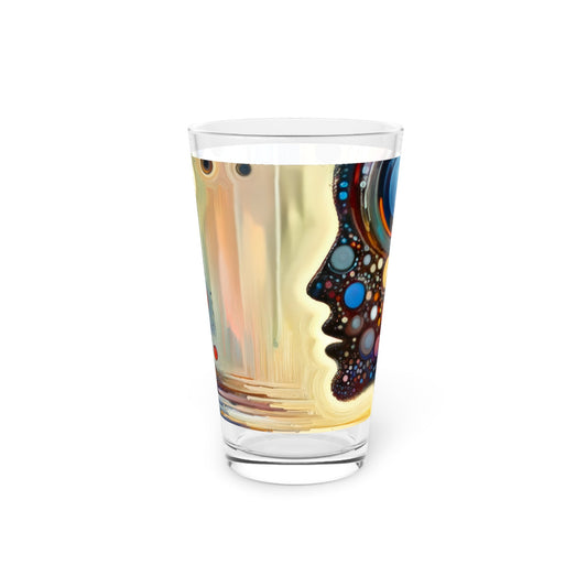 Echoed Intrinsic Universality Pint Glass, 16oz - ATUH.ART