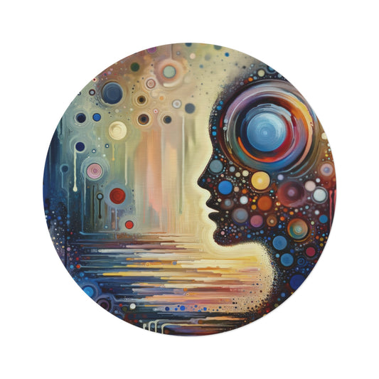 Echoed Intrinsic Universality Round Rug - ATUH.ART