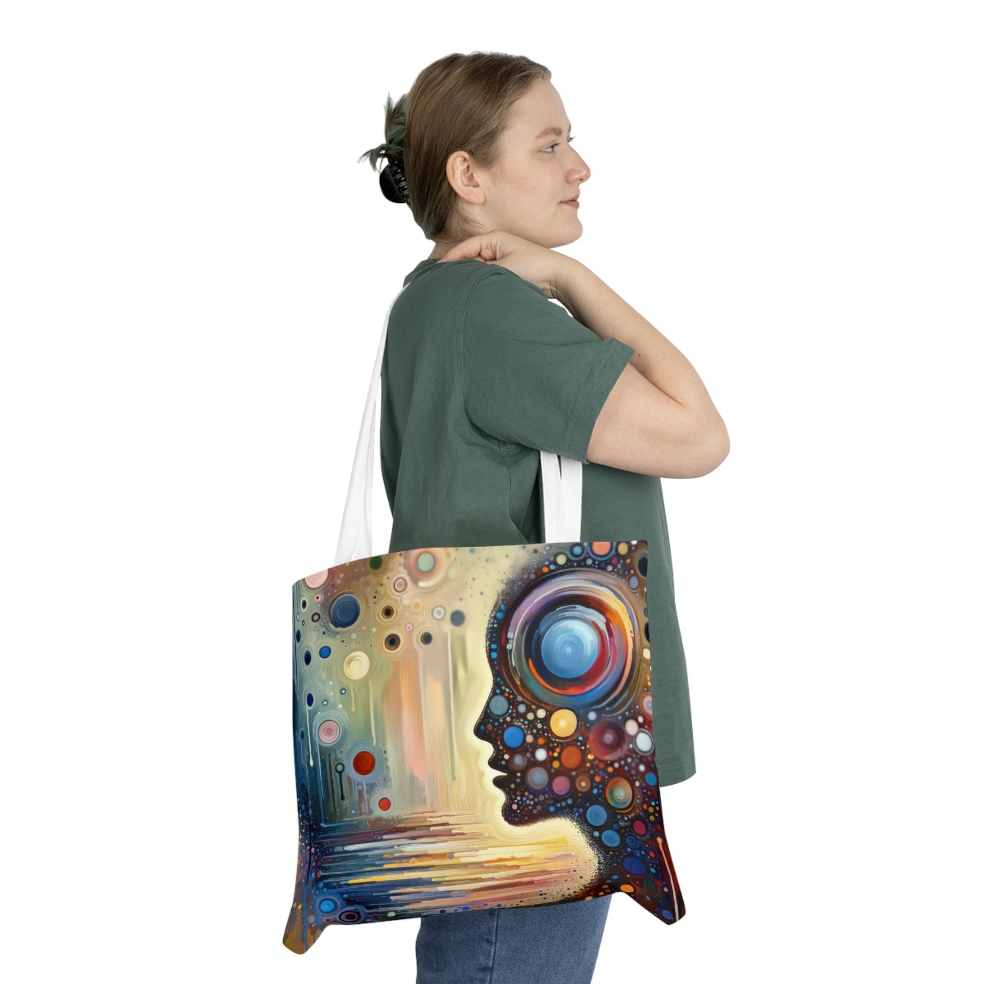 Echoed Intrinsic Universality Shoulder Tote Bag (AOP) - ATUH.ART