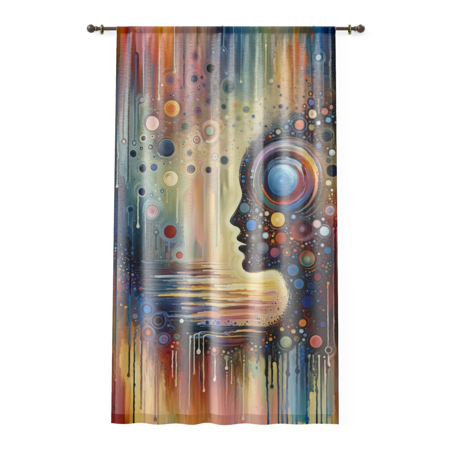 Echoed Intrinsic Universality Window Curtain - ATUH.ART