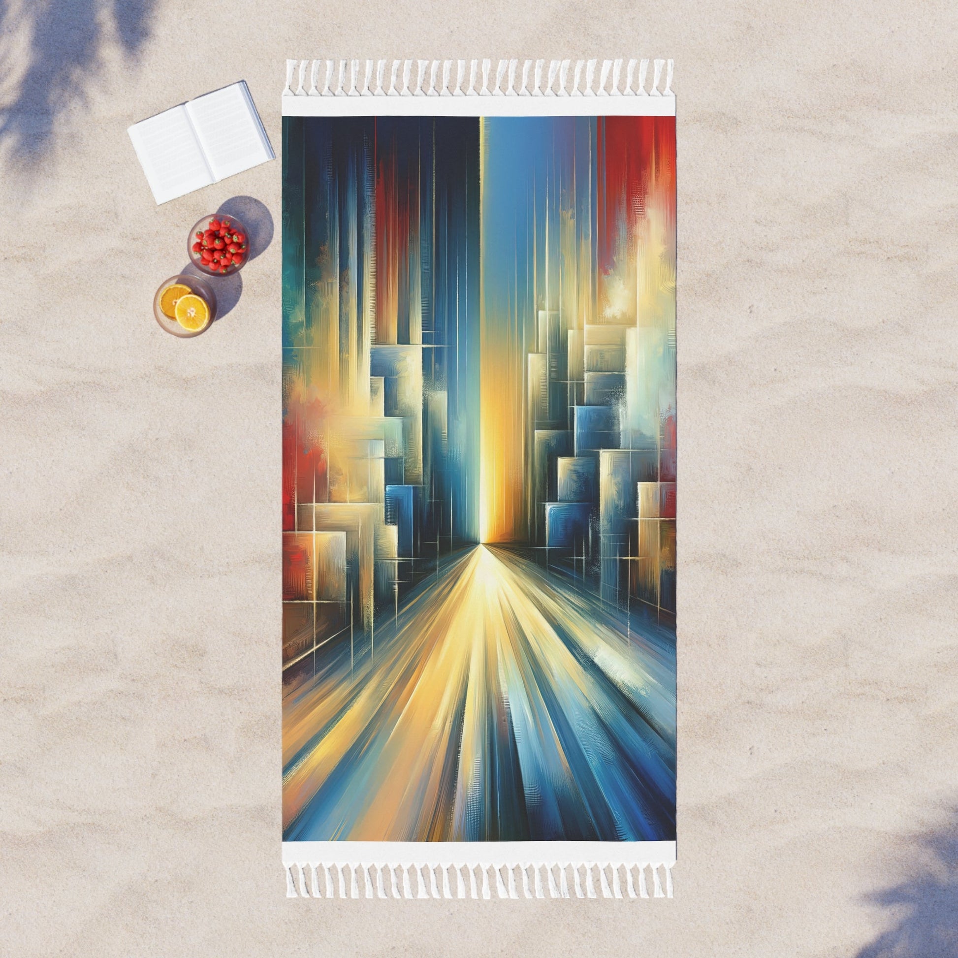 Echoes Dissolving Light Boho Beach Cloth - ATUH.ART