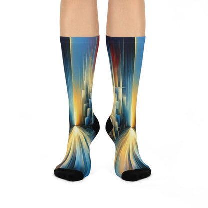 Echoes Dissolving Light Cushioned Crew Socks - ATUH.ART