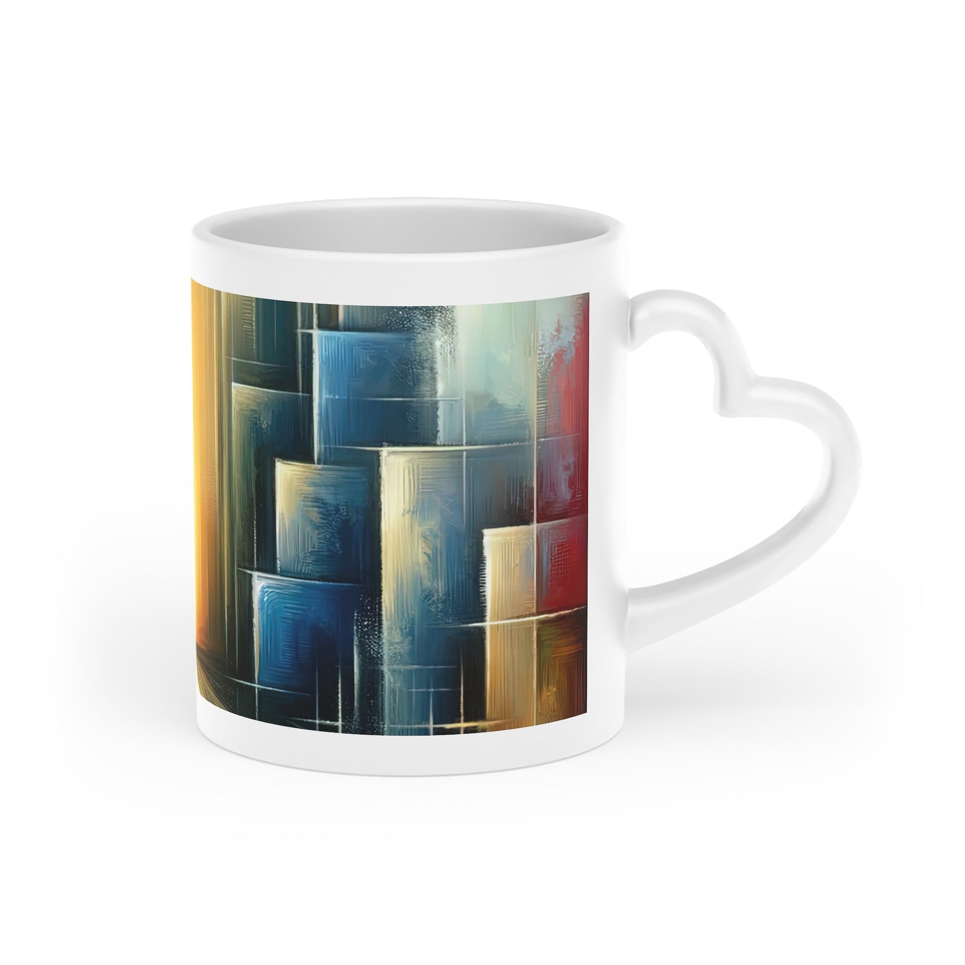 Echoes Dissolving Light Heart-Shaped Mug - ATUH.ART