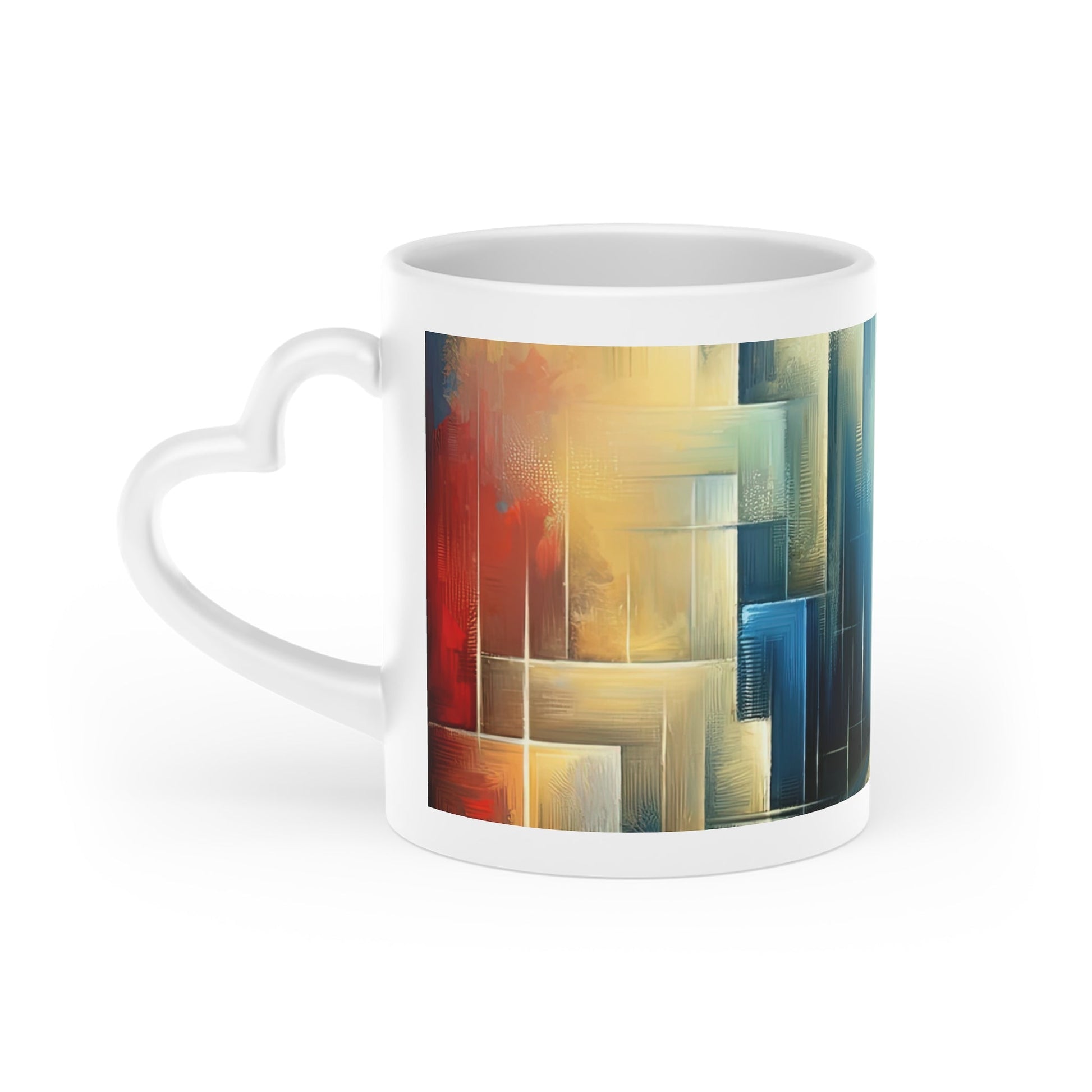 Echoes Dissolving Light Heart-Shaped Mug - ATUH.ART