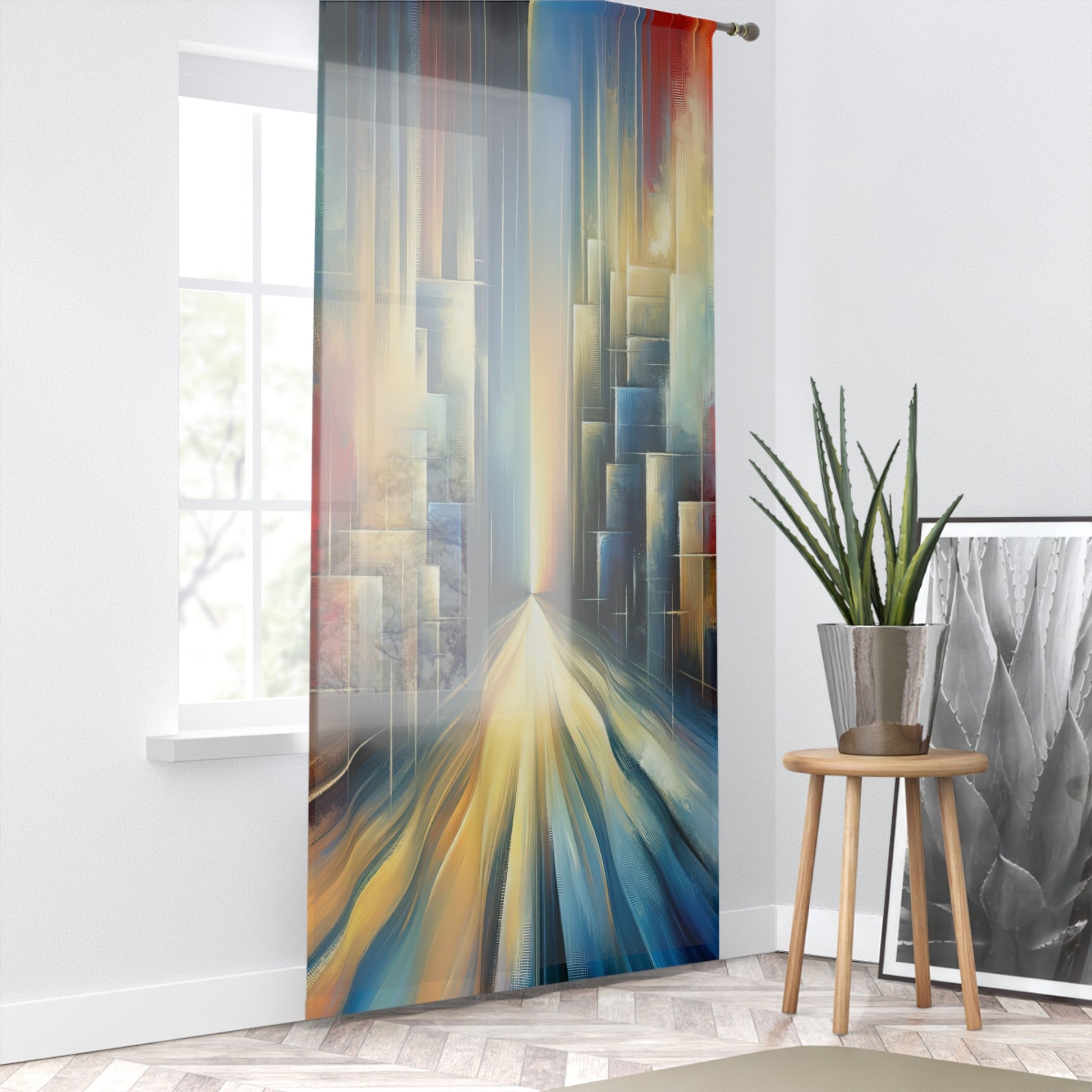 Echoes Dissolving Light Window Curtain - ATUH.ART