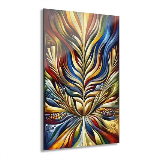 Efficacy Seed Growth Acrylic Prints (French Cleat Hanging) - ATUH.ART