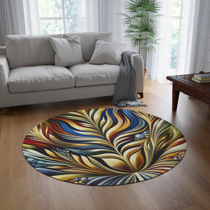 Efficacy Seed Growth Round Rug - ATUH.ART
