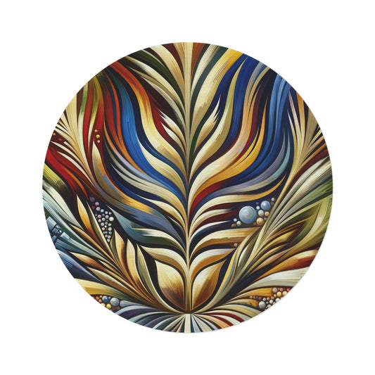 Efficacy Seed Growth Round Rug - ATUH.ART