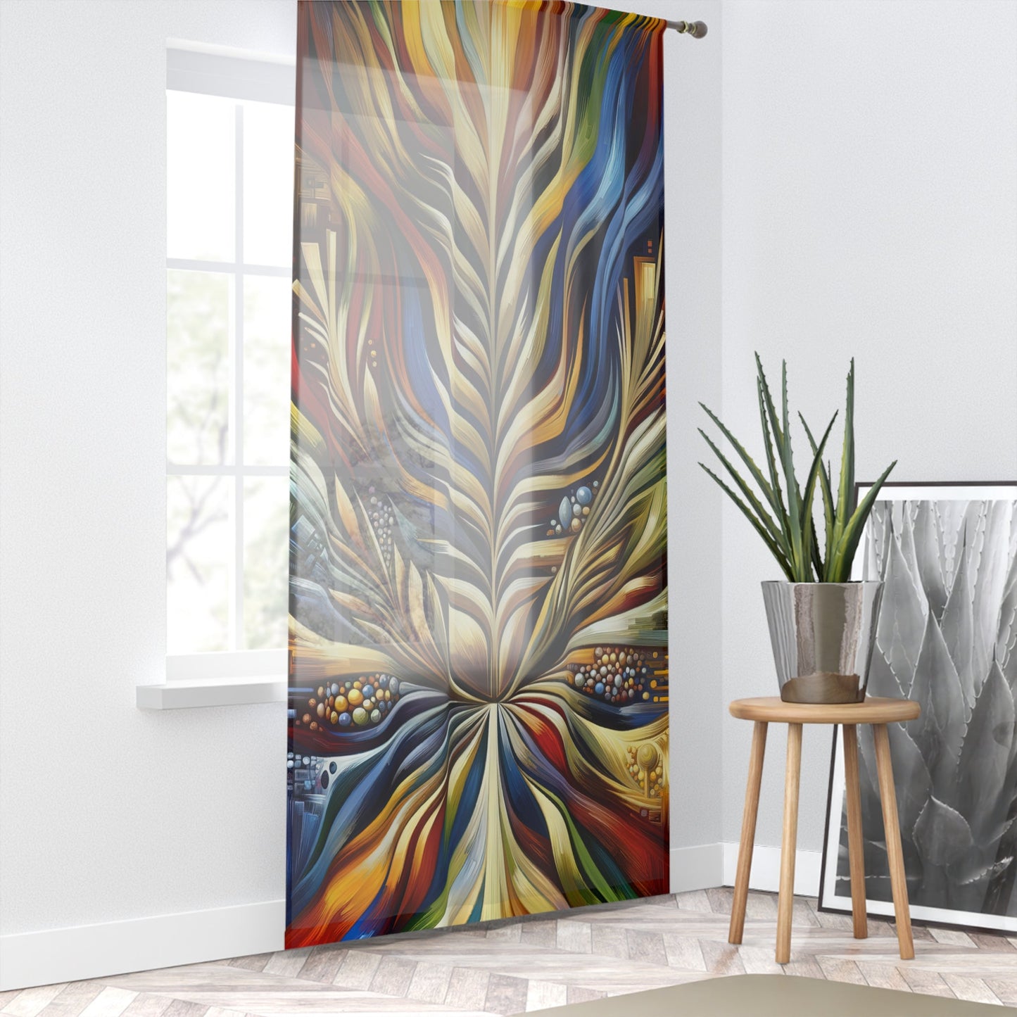 Efficacy Seed Growth Window Curtain - ATUH.ART