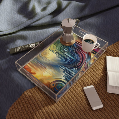 Effort Amplifies Outcome Acrylic Serving Tray - ATUH.ART