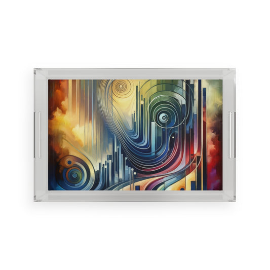Effort Amplifies Outcome Acrylic Serving Tray - ATUH.ART
