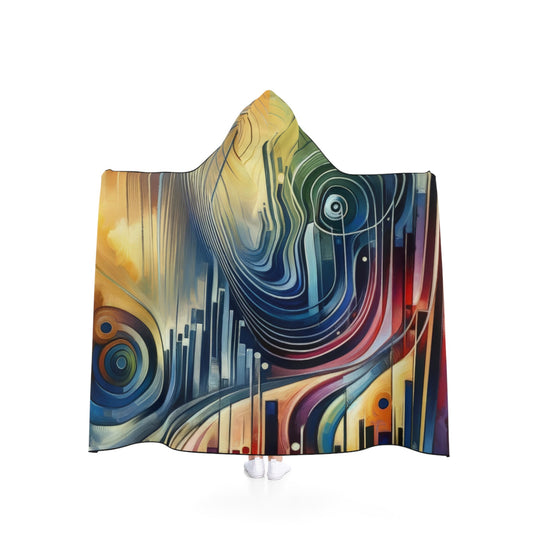 Effort Amplifies Outcome Hooded Blanket - ATUH.ART
