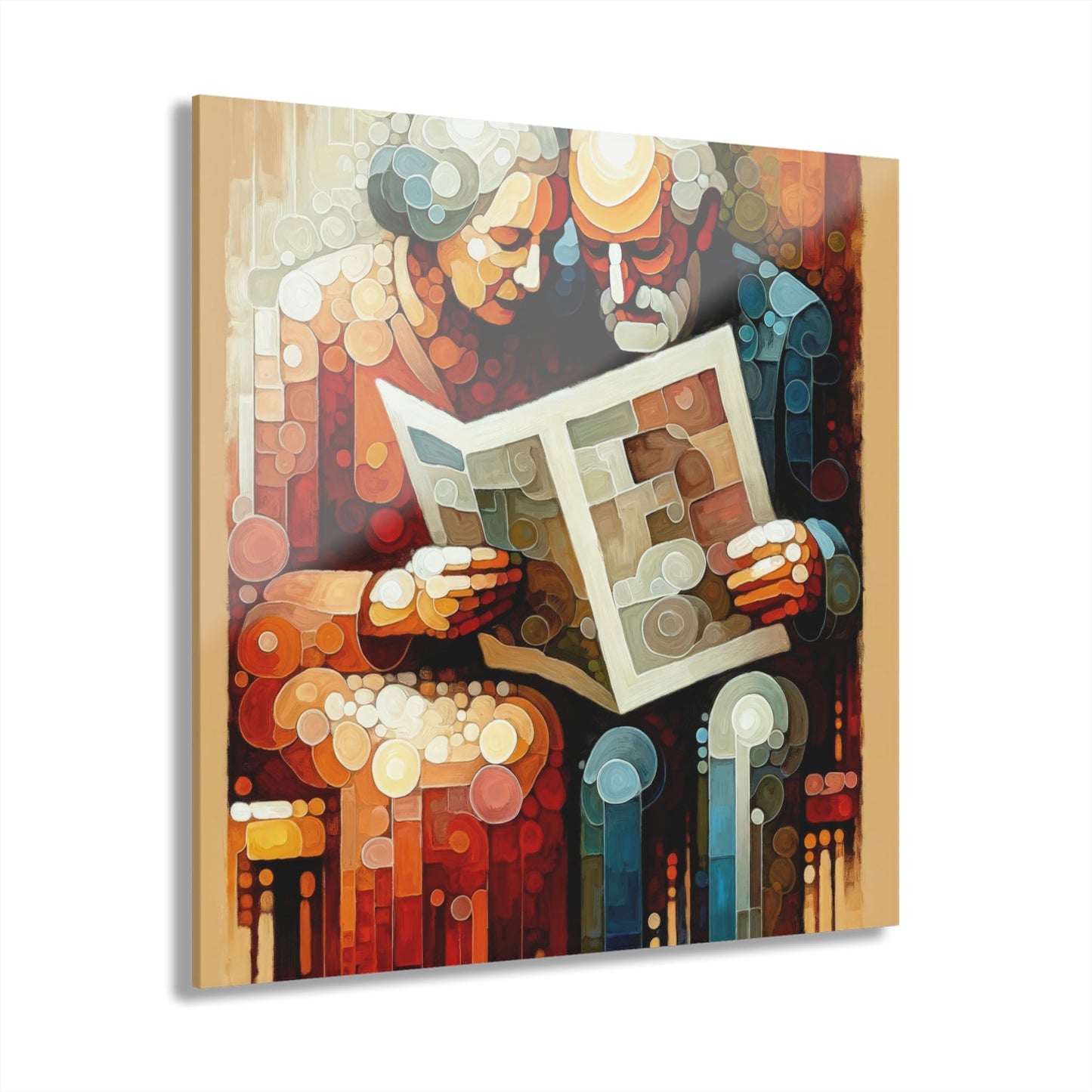 Elderly Unity Tachism Acrylic Prints (French Cleat Hanging) - ATUH.ART