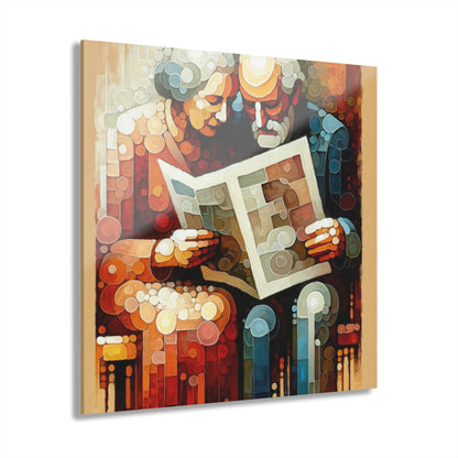 Elderly Unity Tachism Acrylic Prints (French Cleat Hanging) - ATUH.ART
