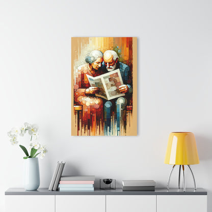 Elderly Unity Tachism Acrylic Prints (French Cleat Hanging) - ATUH.ART