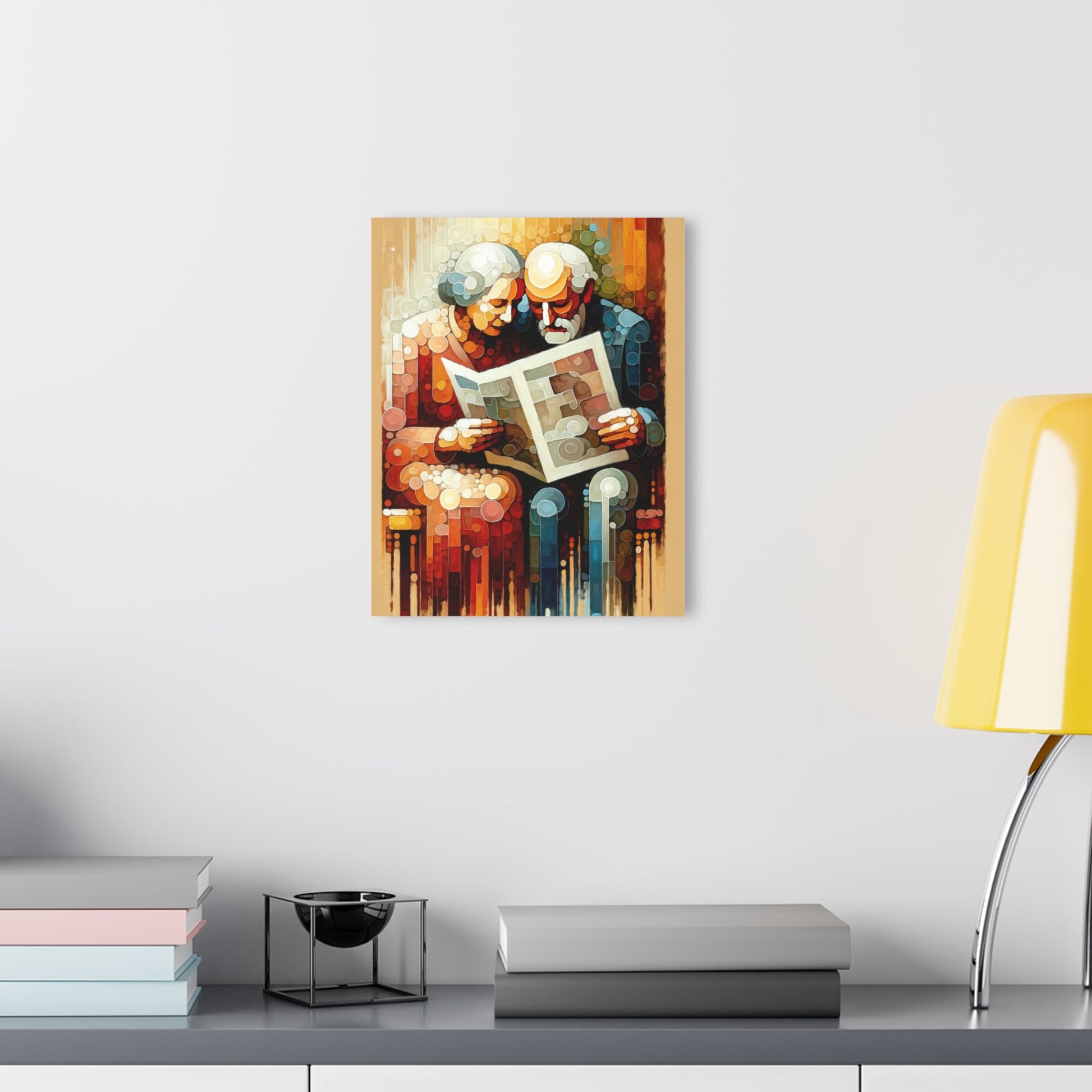 Elderly Unity Tachism Acrylic Prints (French Cleat Hanging) - ATUH.ART
