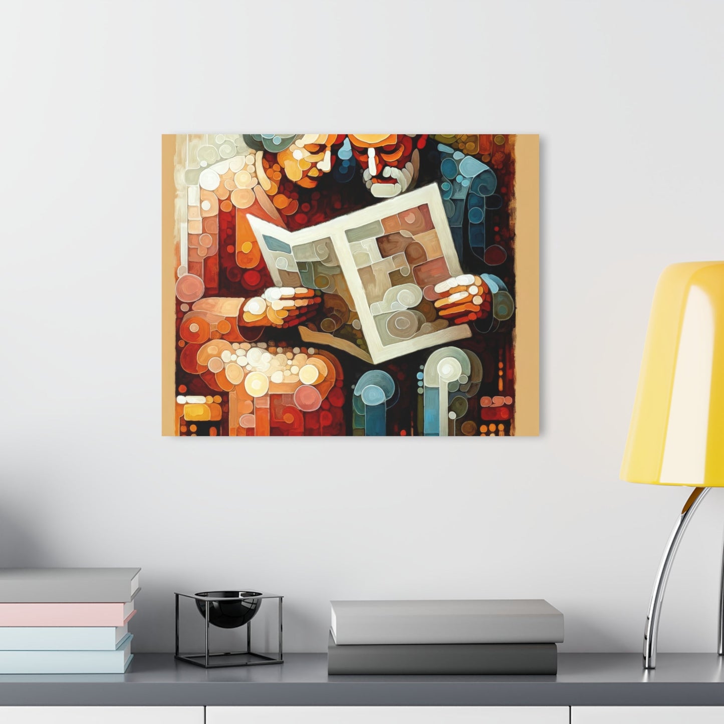 Elderly Unity Tachism Acrylic Prints (French Cleat Hanging) - ATUH.ART