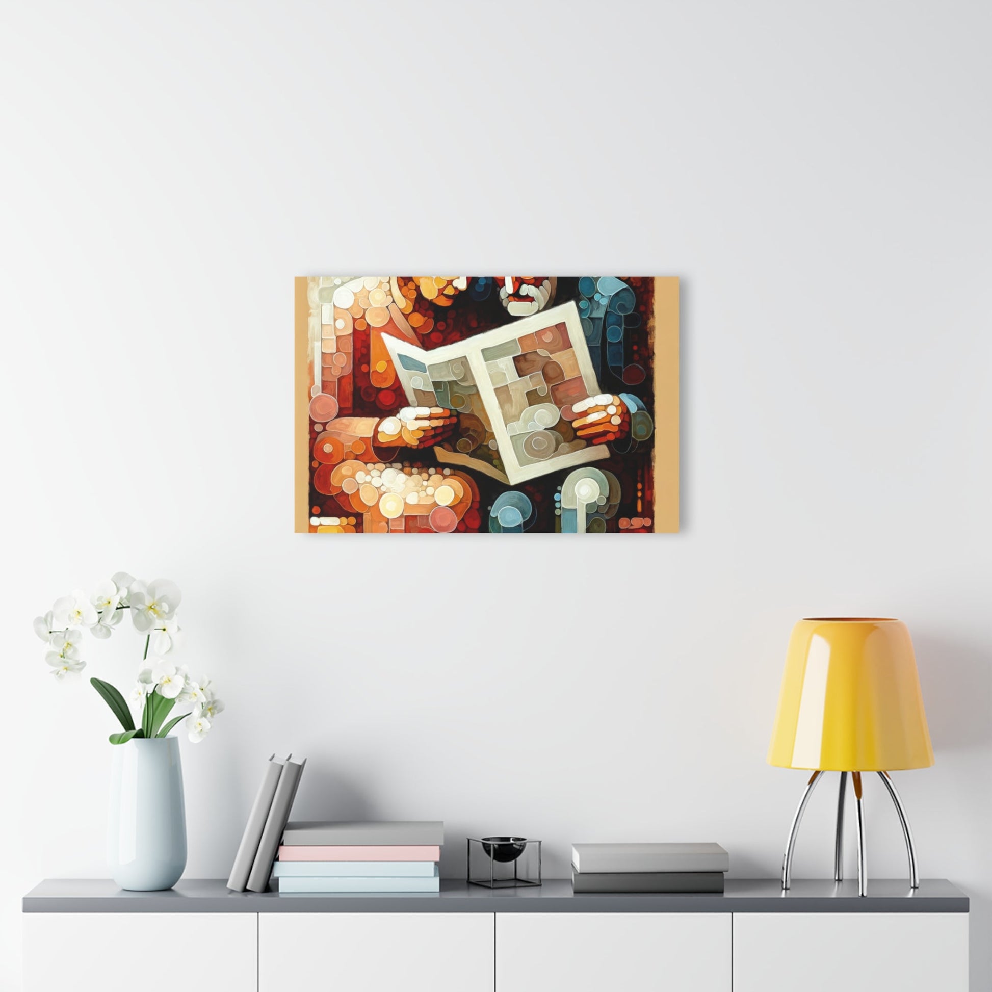 Elderly Unity Tachism Acrylic Prints (French Cleat Hanging) - ATUH.ART