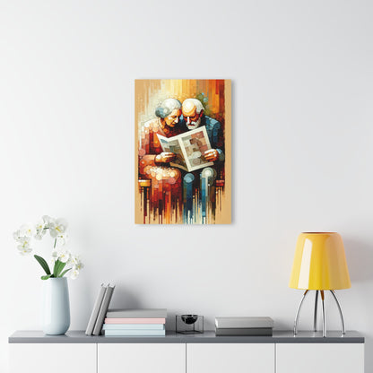Elderly Unity Tachism Acrylic Prints (French Cleat Hanging) - ATUH.ART