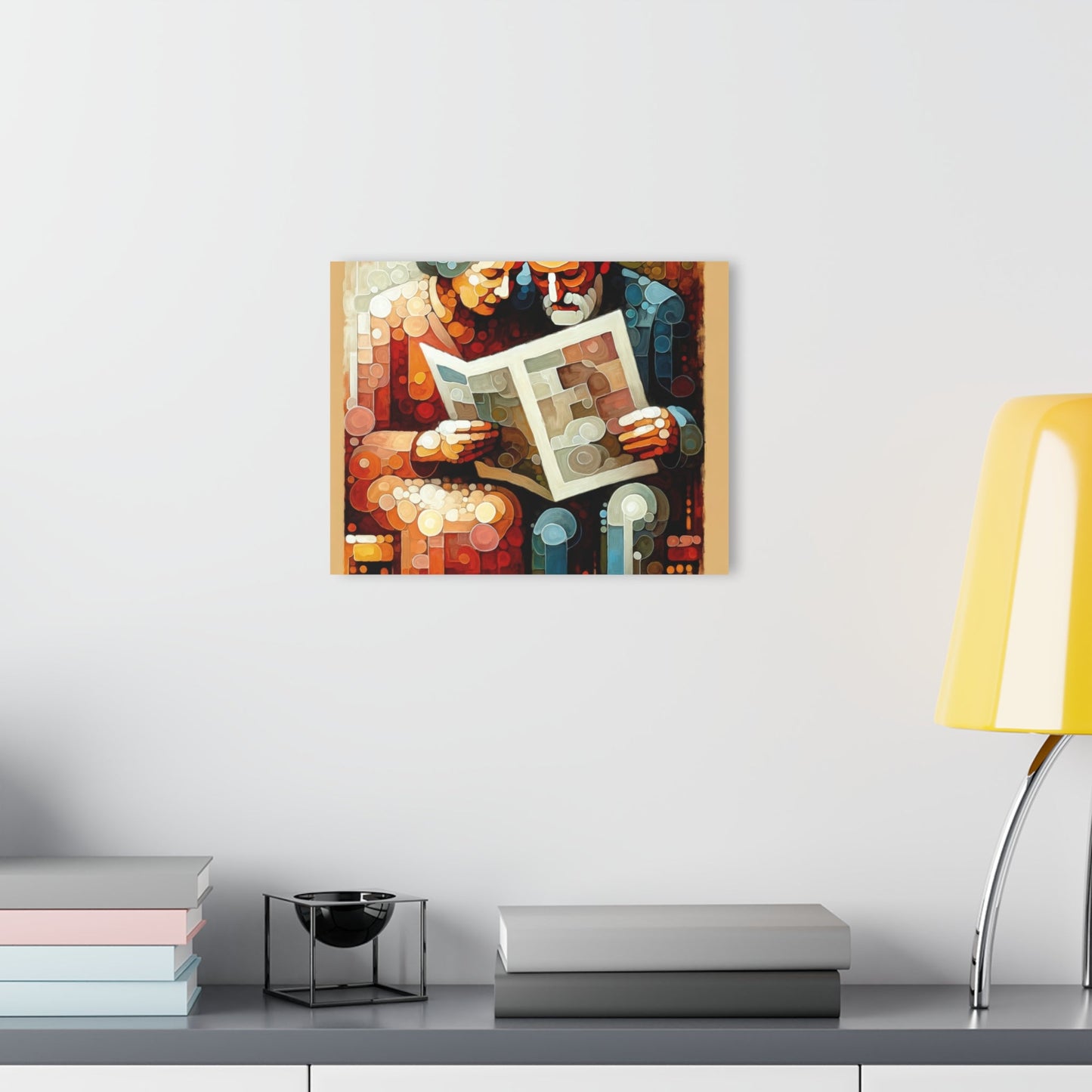 Elderly Unity Tachism Acrylic Prints (French Cleat Hanging) - ATUH.ART