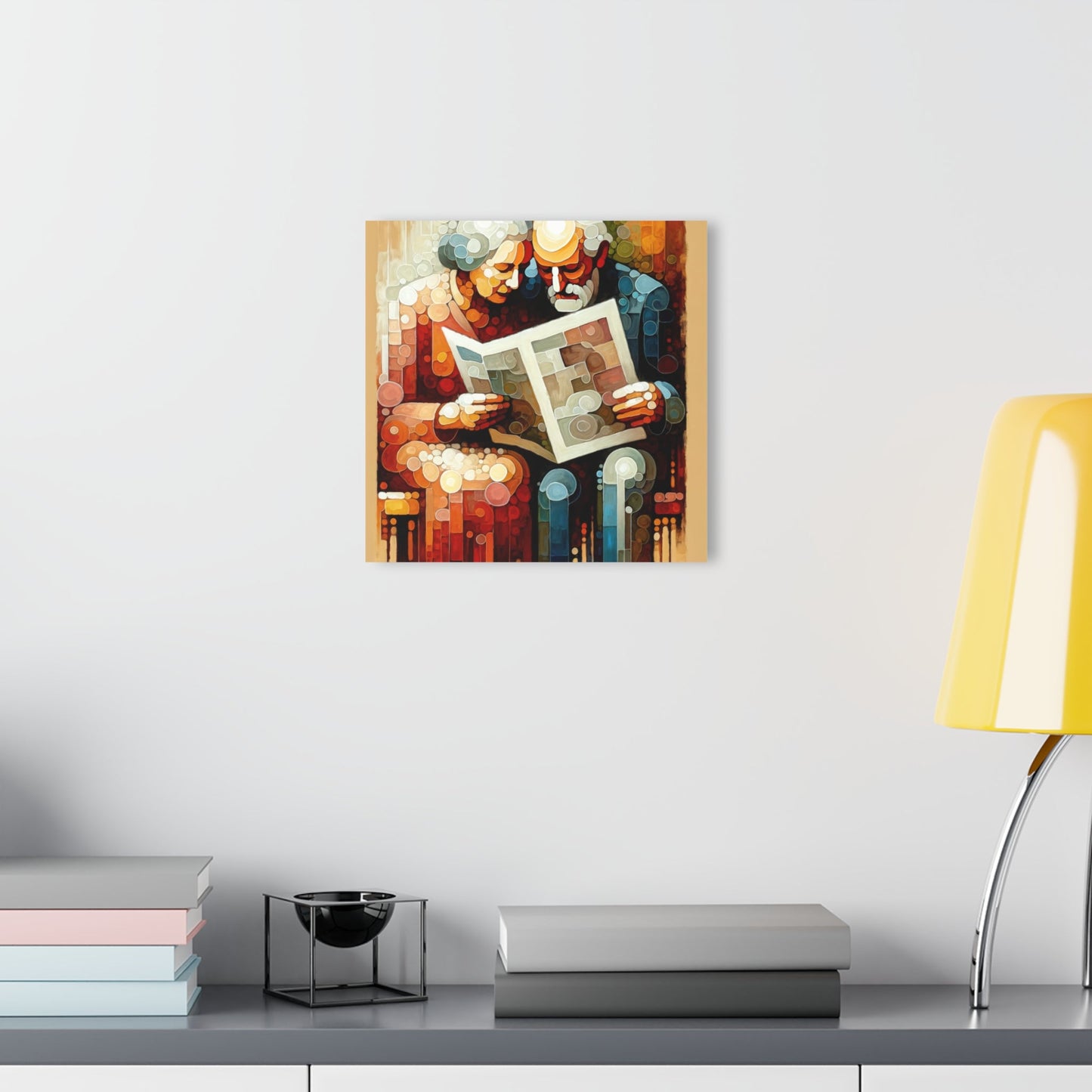 Elderly Unity Tachism Acrylic Prints (French Cleat Hanging) - ATUH.ART