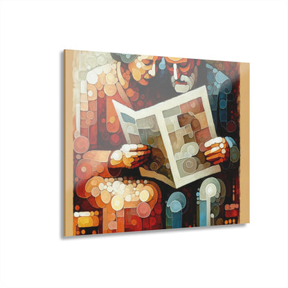 Elderly Unity Tachism Acrylic Prints (French Cleat Hanging) - ATUH.ART