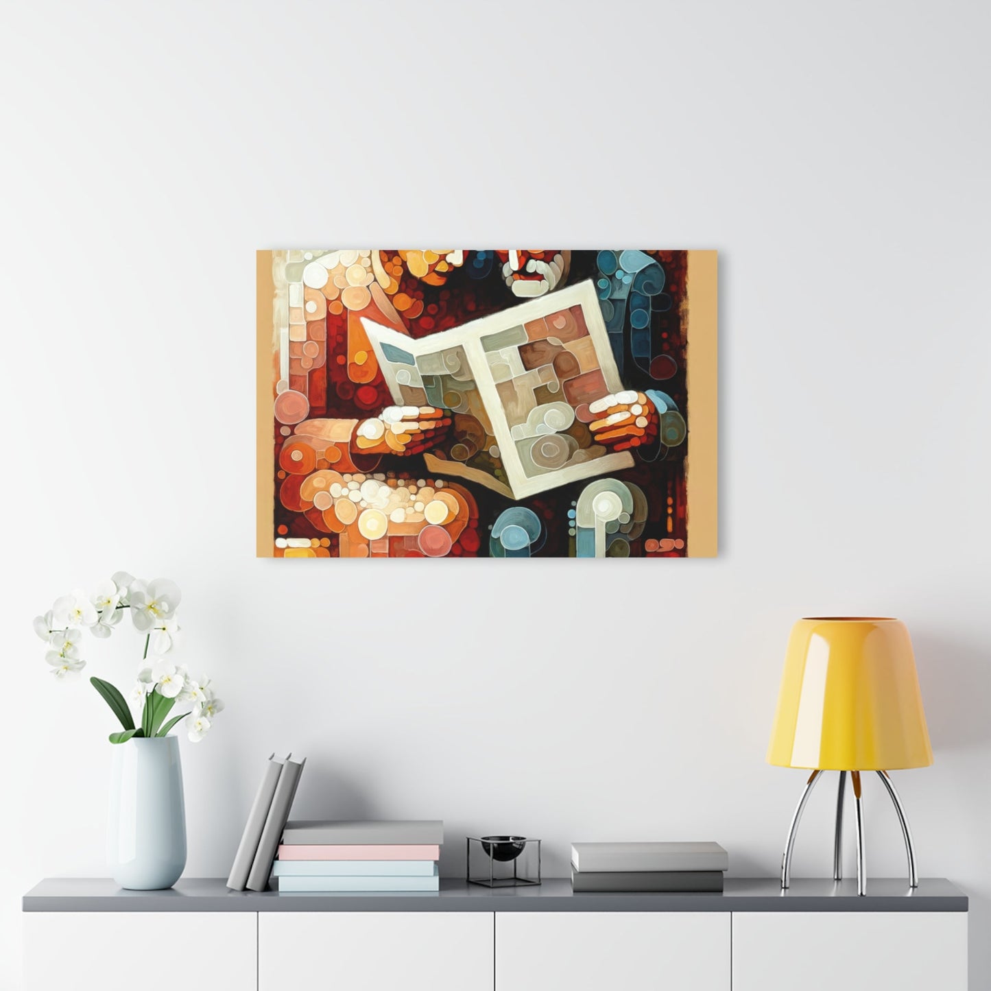 Elderly Unity Tachism Acrylic Prints (French Cleat Hanging) - ATUH.ART
