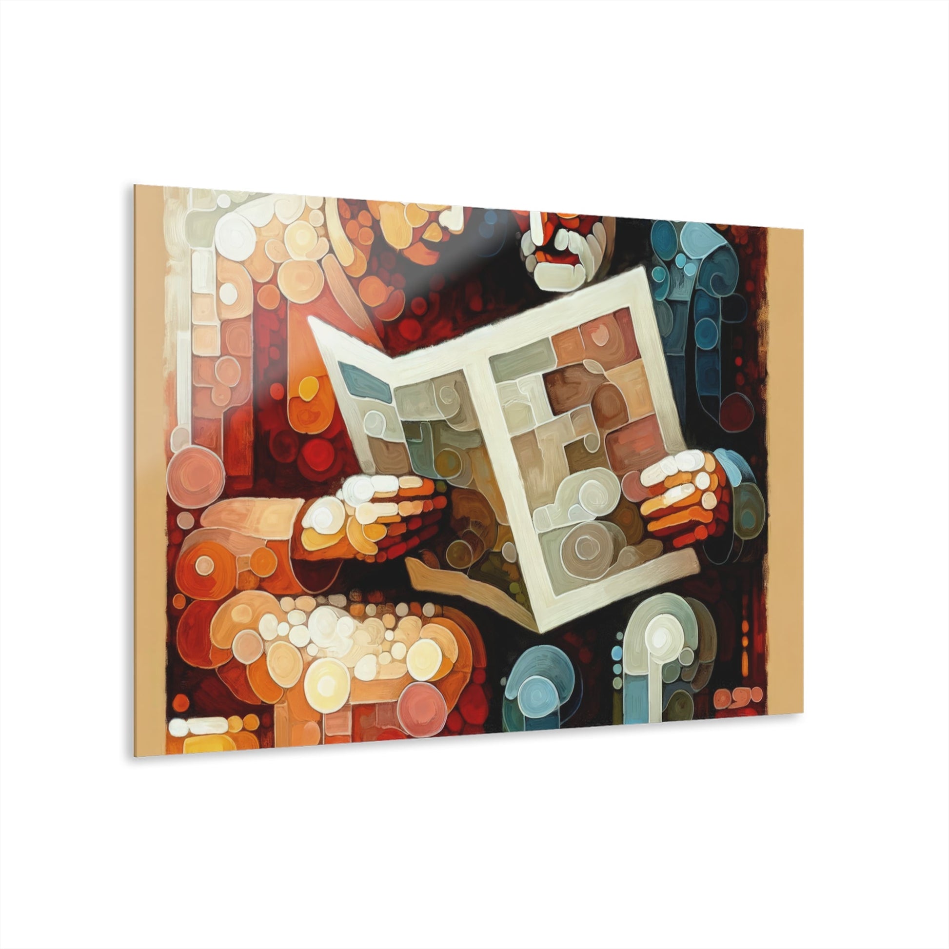 Elderly Unity Tachism Acrylic Prints (French Cleat Hanging) - ATUH.ART