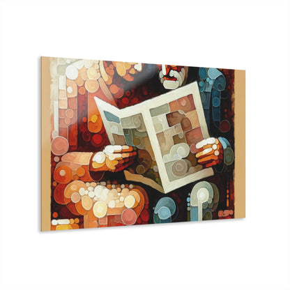 Elderly Unity Tachism Acrylic Prints (French Cleat Hanging) - ATUH.ART
