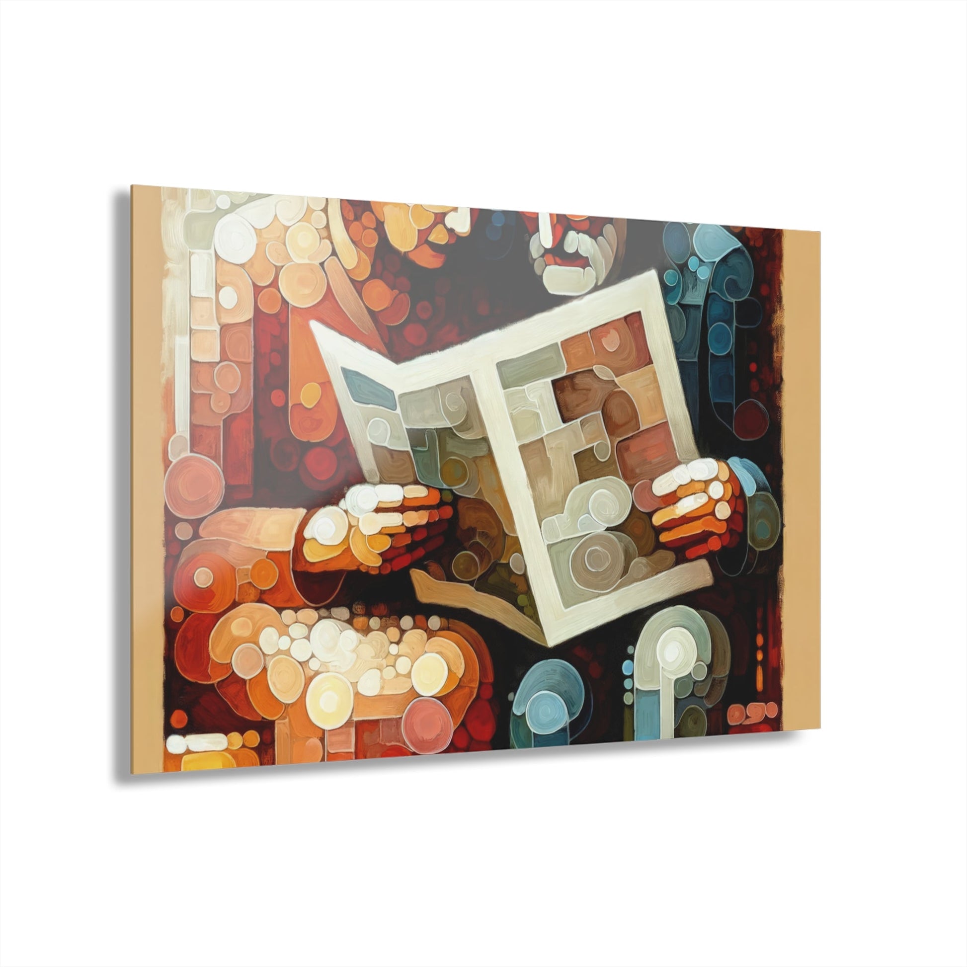 Elderly Unity Tachism Acrylic Prints (French Cleat Hanging) - ATUH.ART
