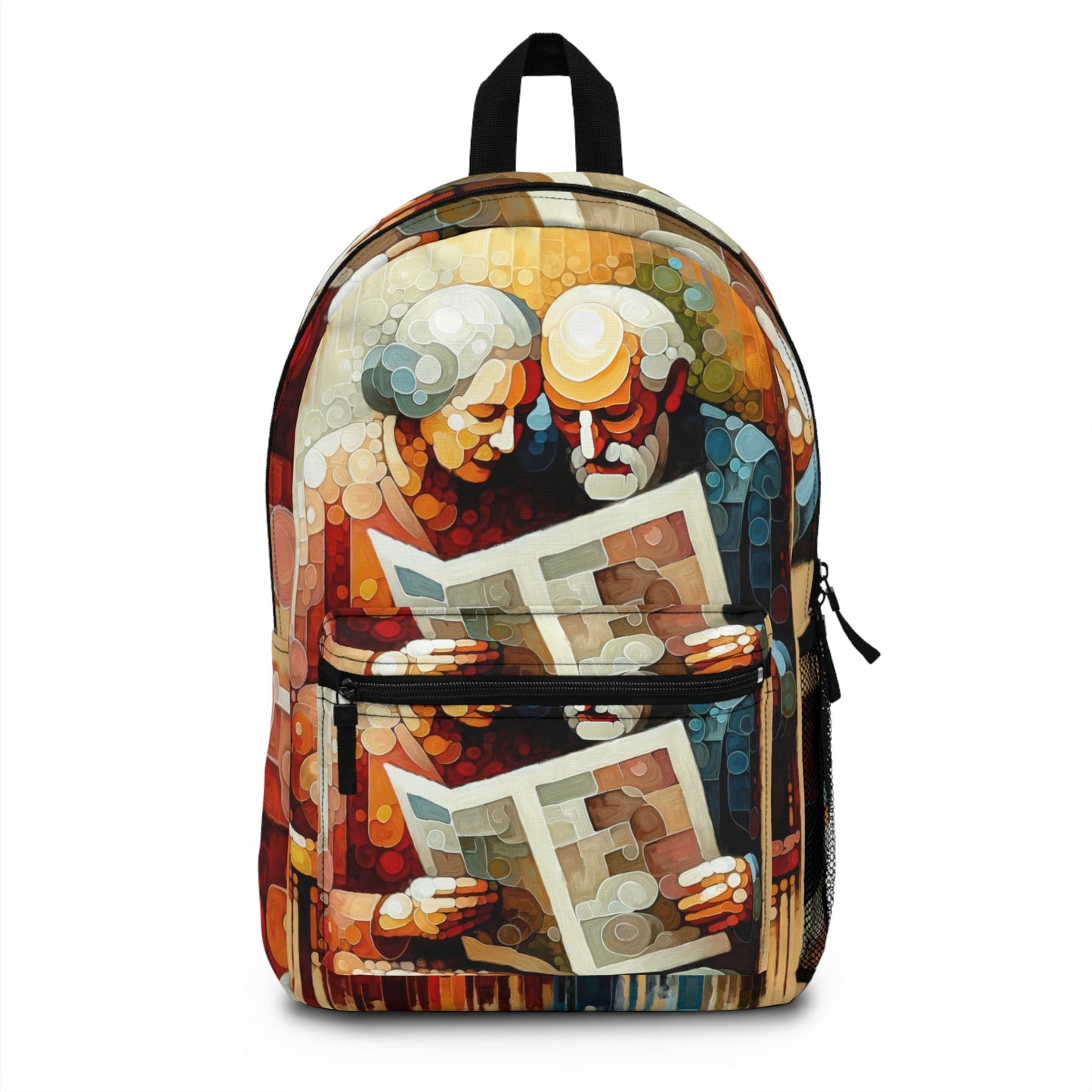 Elderly Unity Tachism Backpack - ATUH.ART