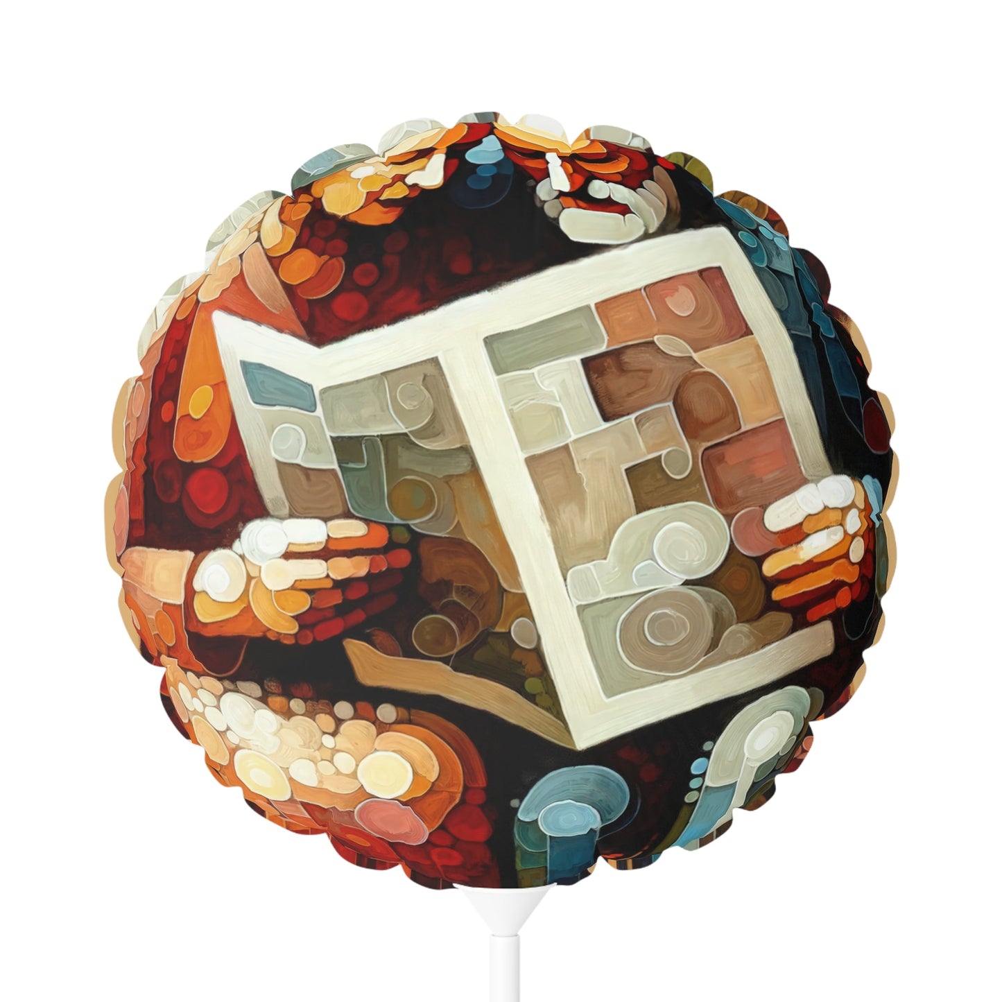 Elderly Unity Tachism Balloon (Round and Heart-shaped), 11" - ATUH.ART