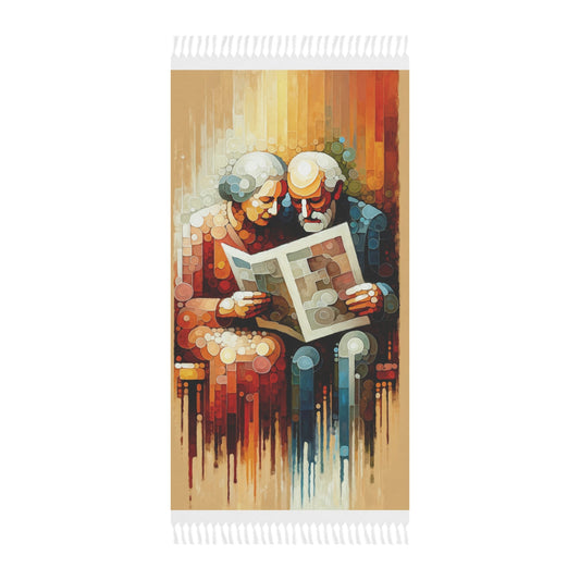 Elderly Unity Tachism Boho Beach Cloth - ATUH.ART
