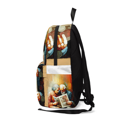 Elderly Unity Tachism Unisex Classic Backpack - ATUH.ART