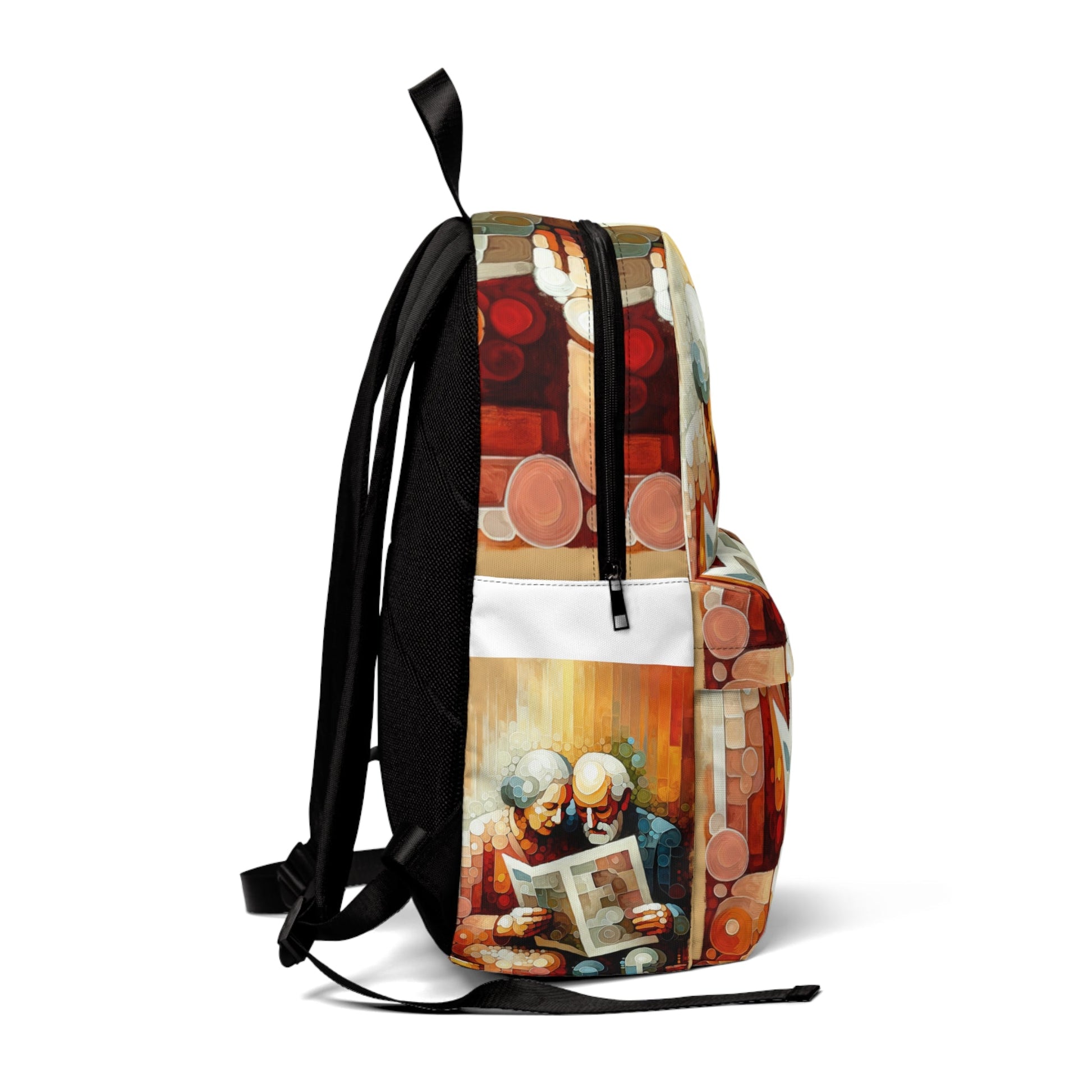 Elderly Unity Tachism Unisex Classic Backpack - ATUH.ART