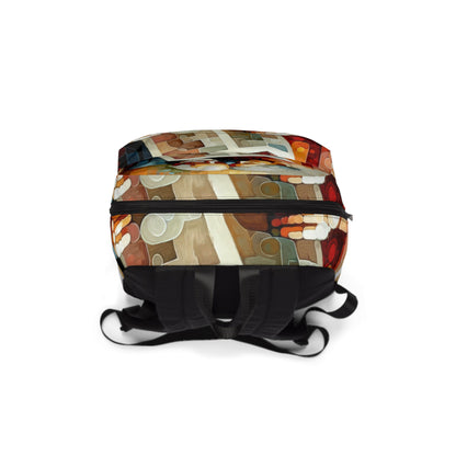Elderly Unity Tachism Unisex Classic Backpack - ATUH.ART